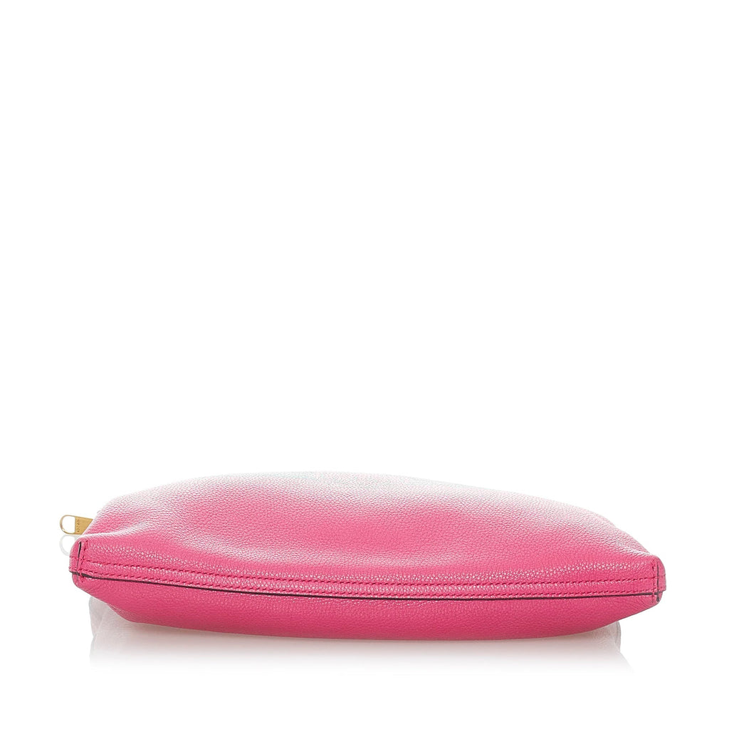 Gucci Logo Clutch Bag Pink