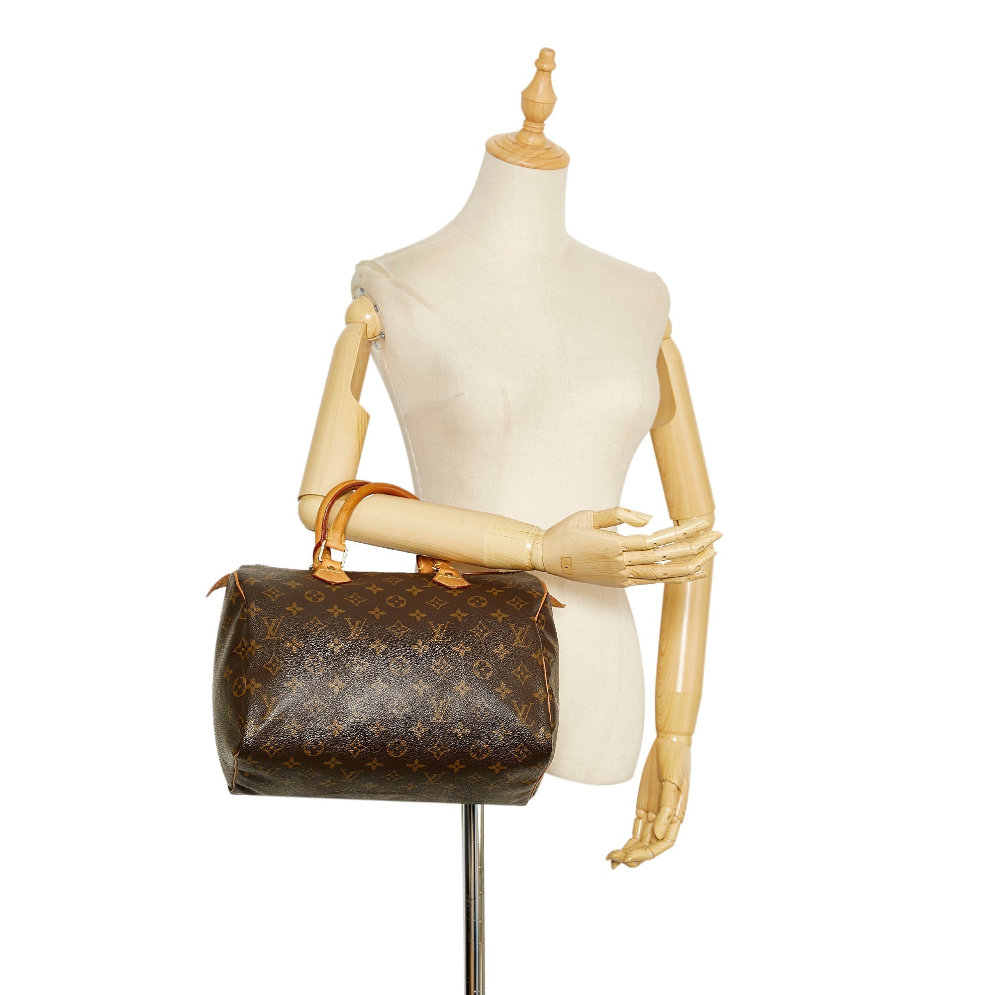 Louis Vuitton Monogram Speedy 30 Boston Bag