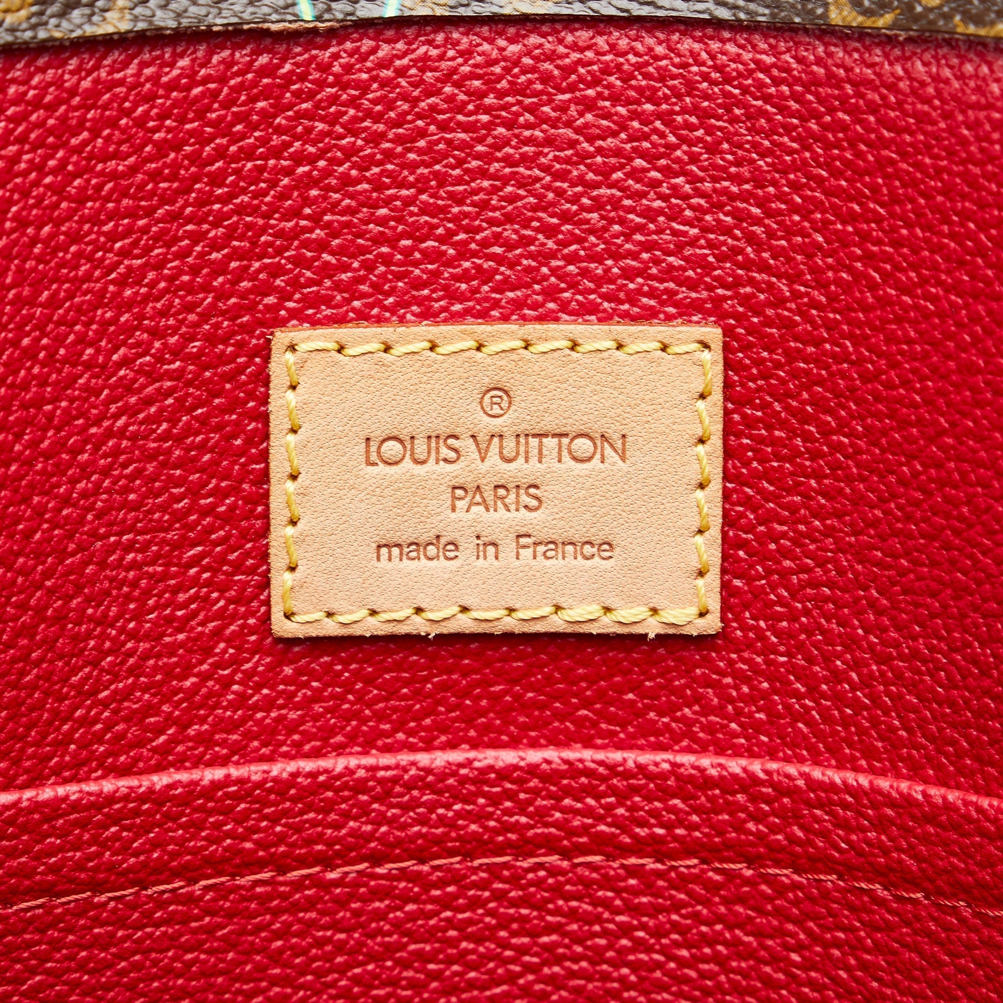 LOUIS VUITTON x Takashi Murakami Monogram Cerises Sac Plat Tote Bag