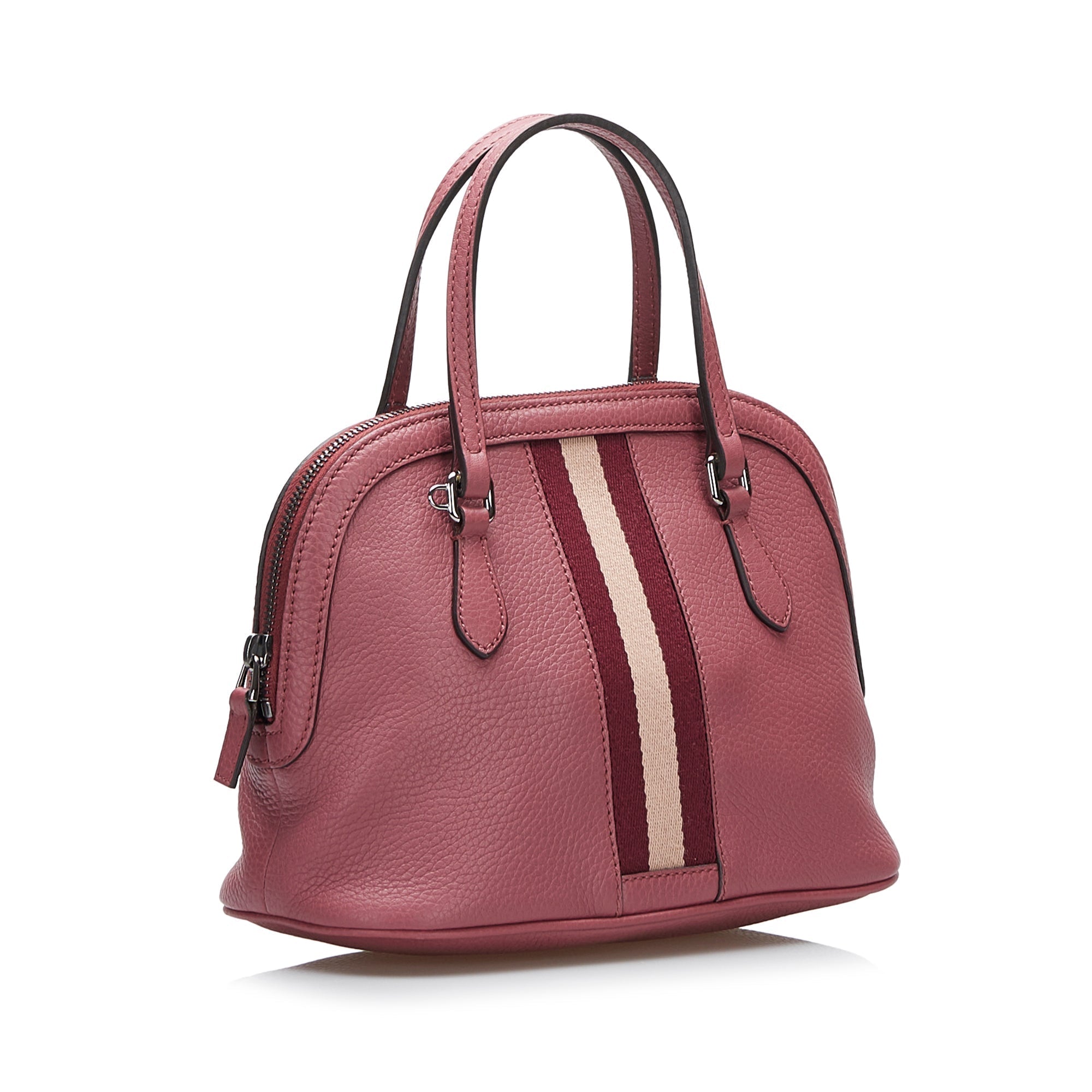 Gucci Web Dome Handbag Mini Pink