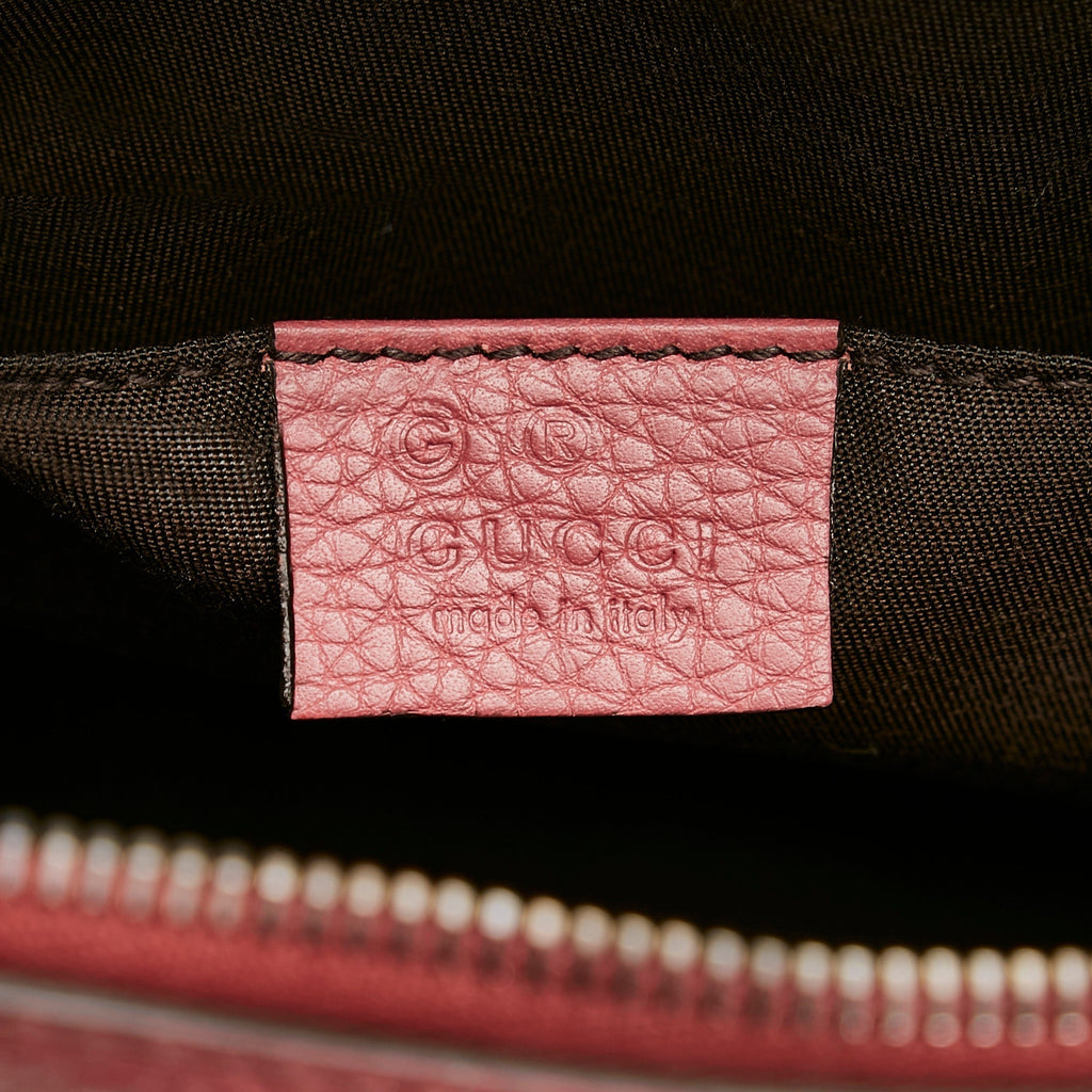 Gucci Web Dome Handbag Mini Pink