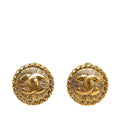 CHANEL CC Clip On Earrings Costume Earrings