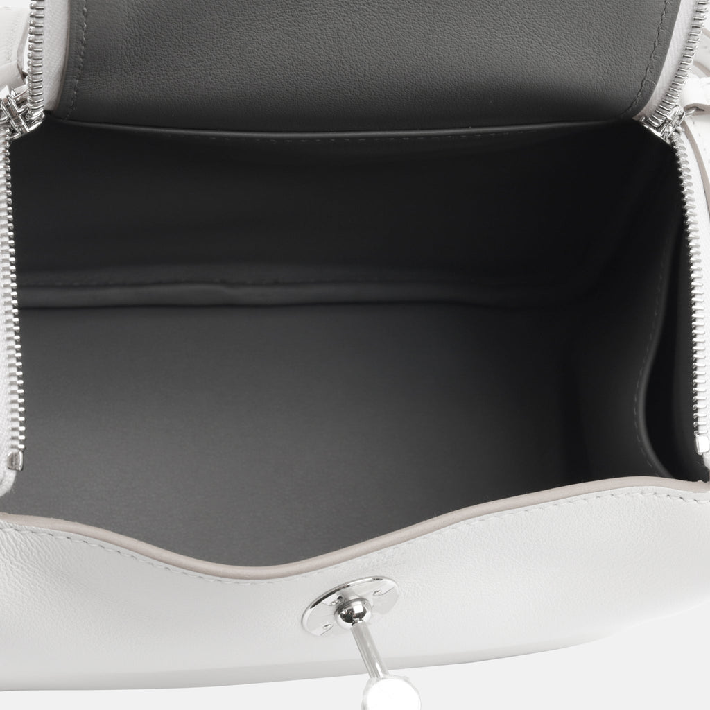 Hermès Mini Lindy - Blanc Swift - Verso (NWT)