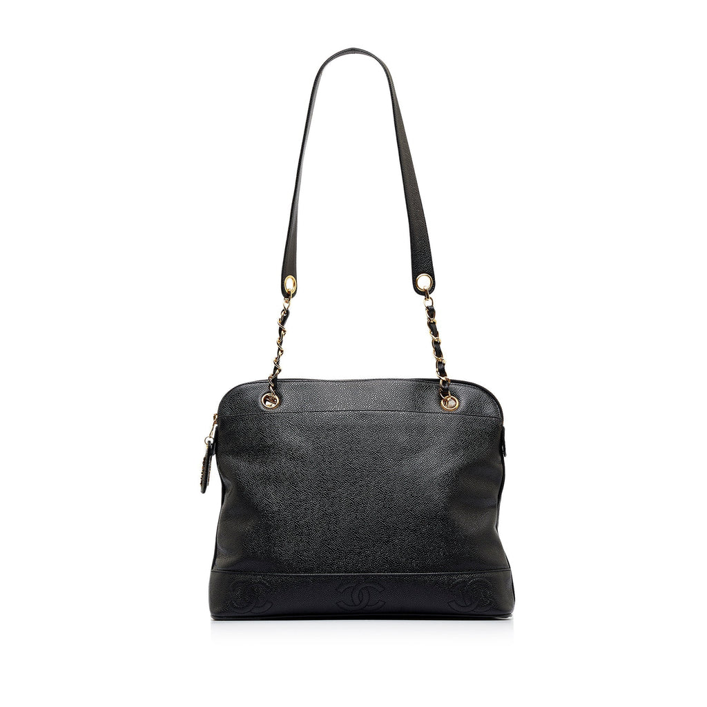 CHANEL Triple CC Caviar Shoulder Bag