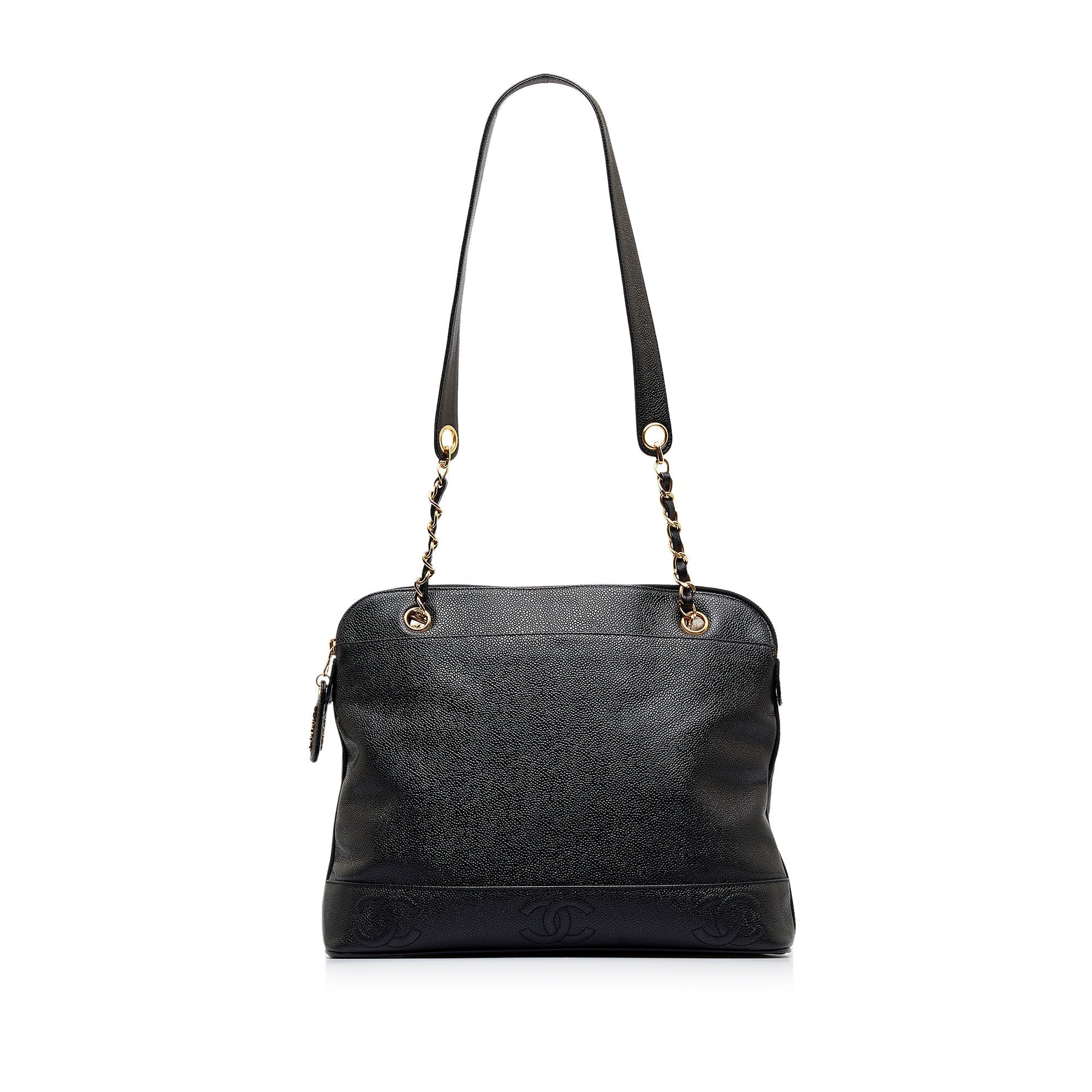 CHANEL Triple CC Caviar Shoulder Bag