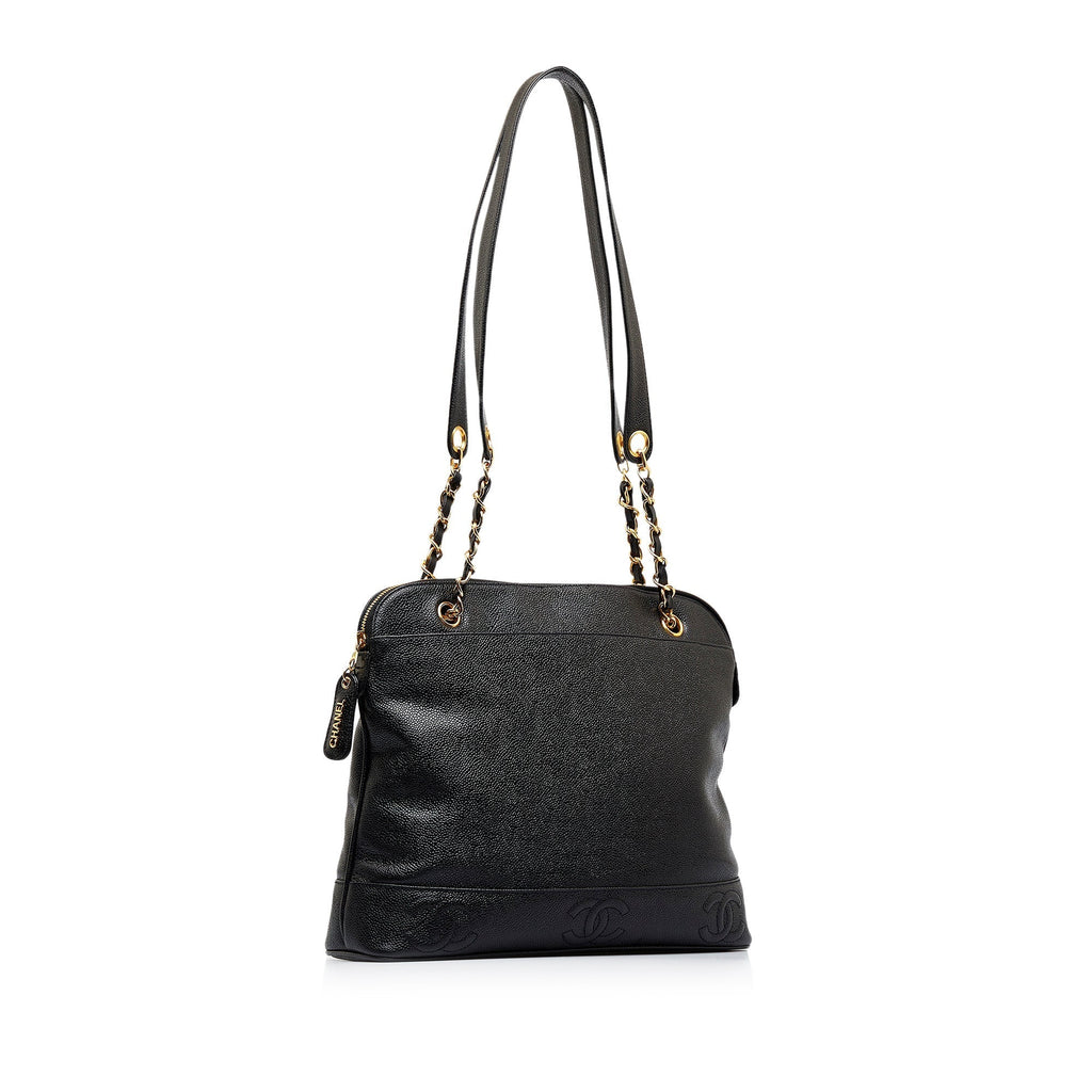 CHANEL Triple CC Caviar Shoulder Bag