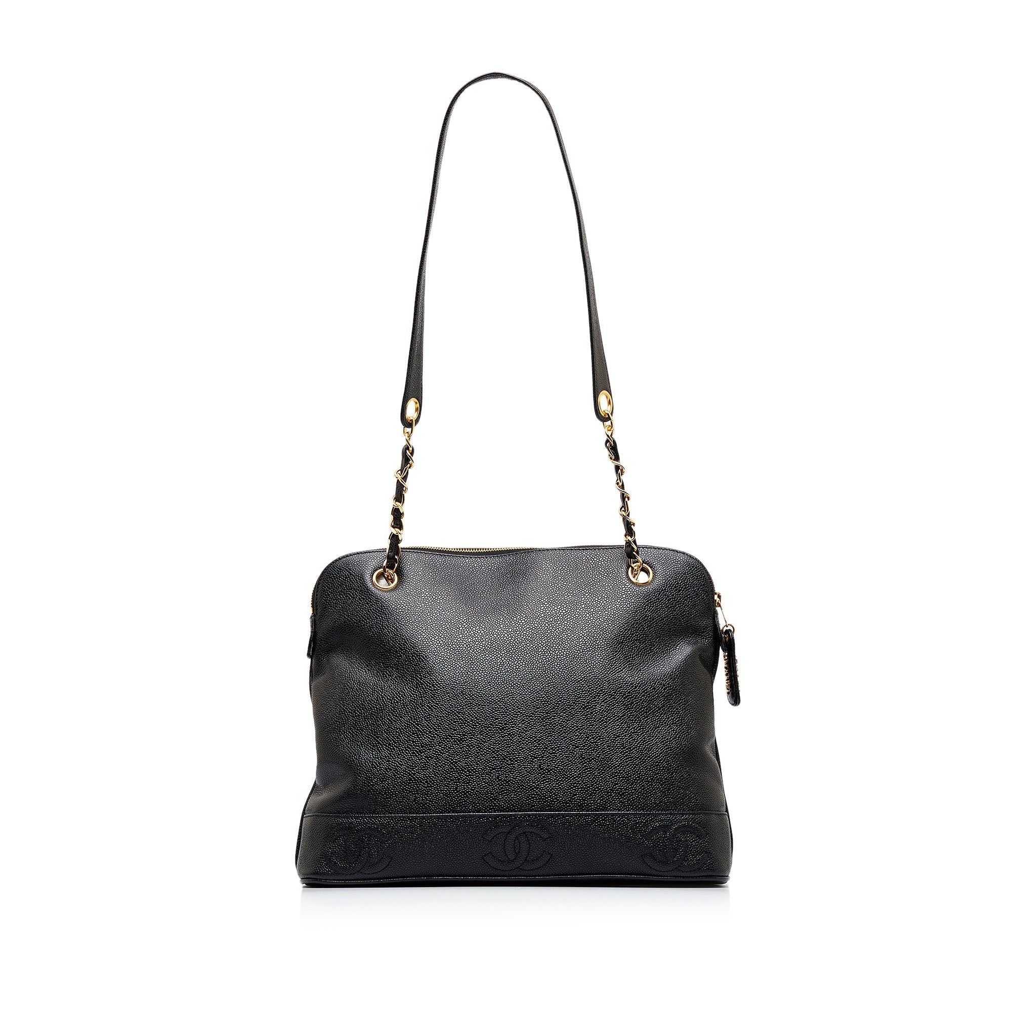 CHANEL Triple CC Caviar Shoulder Bag