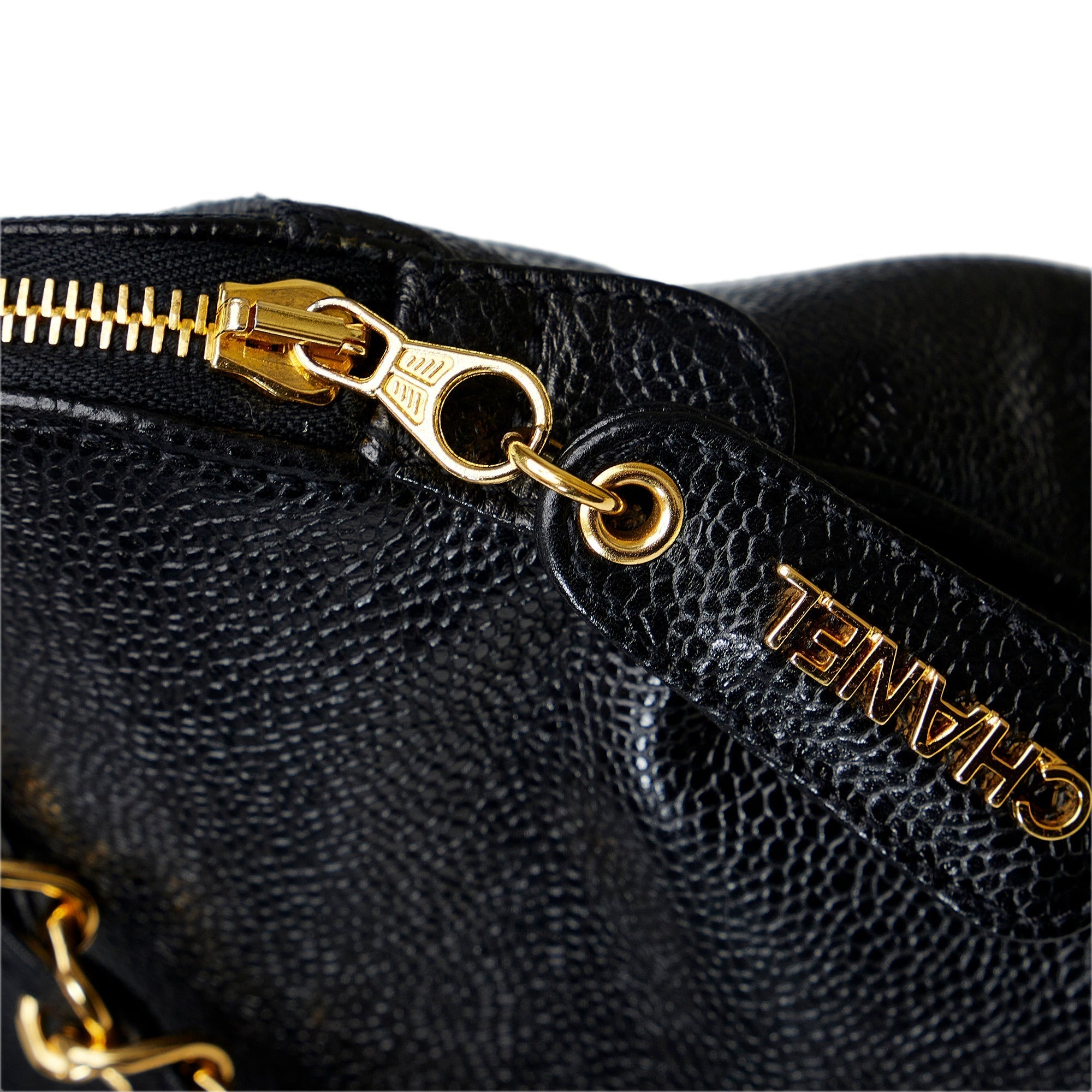 CHANEL Triple CC Caviar Shoulder Bag