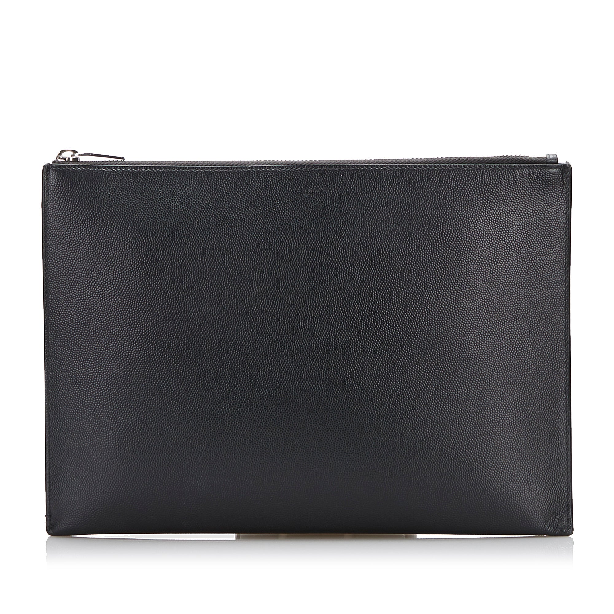 SAINT LAURENT Leather Clutch Clutch Bag