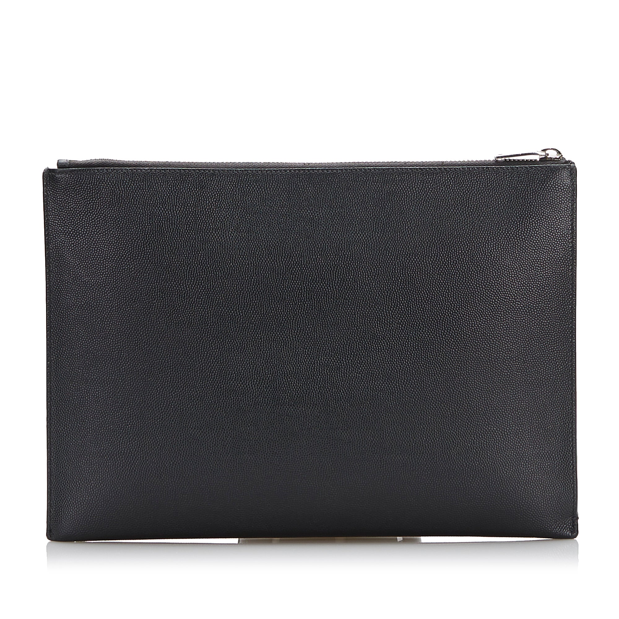 SAINT LAURENT Leather Clutch Clutch Bag