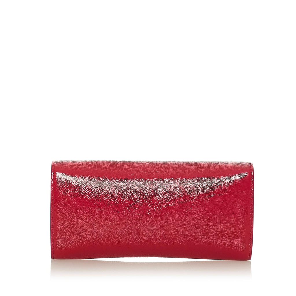 Saint Laurent Belle De Jour Patent Leather Clutch Bag (SHG-28032)