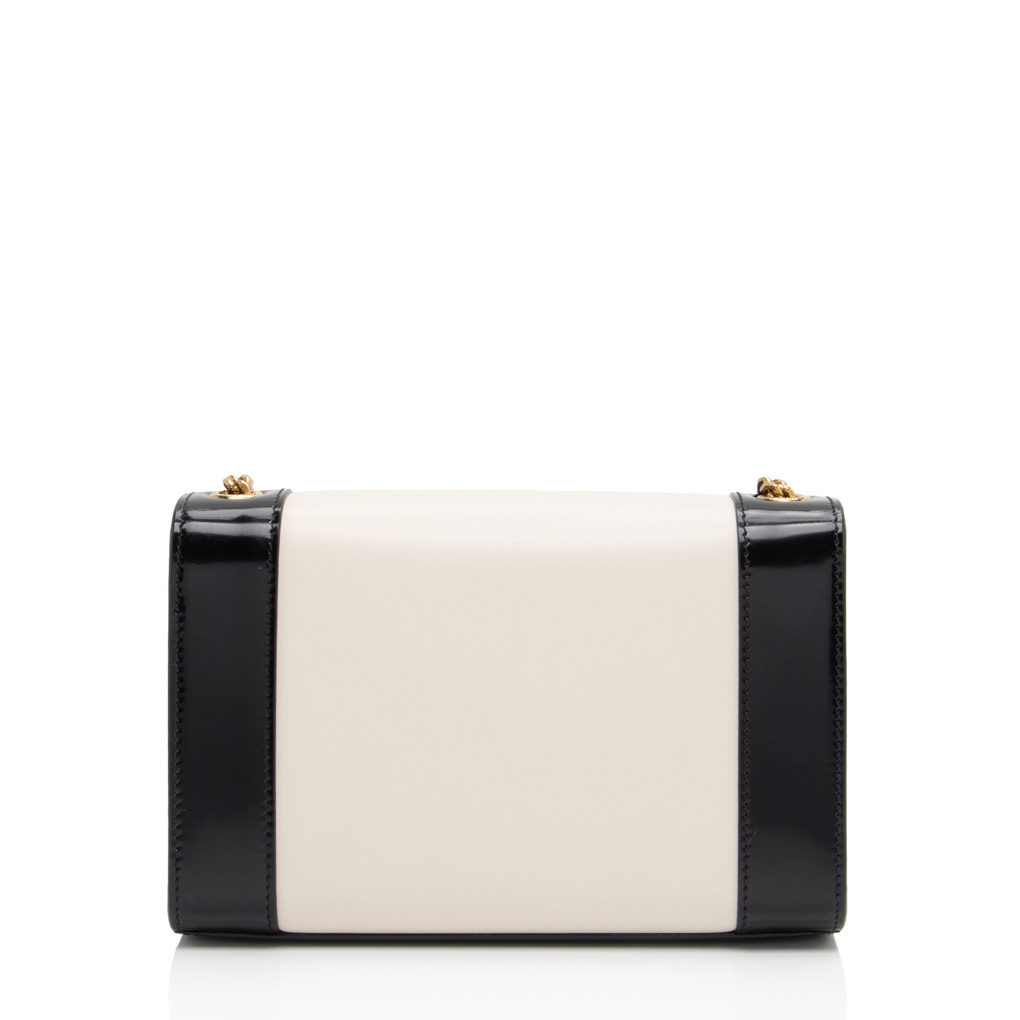 Saint Laurent Nappa Leather Bicolor Kate Small Shoulder Bag (SHF-ru59Gl)
