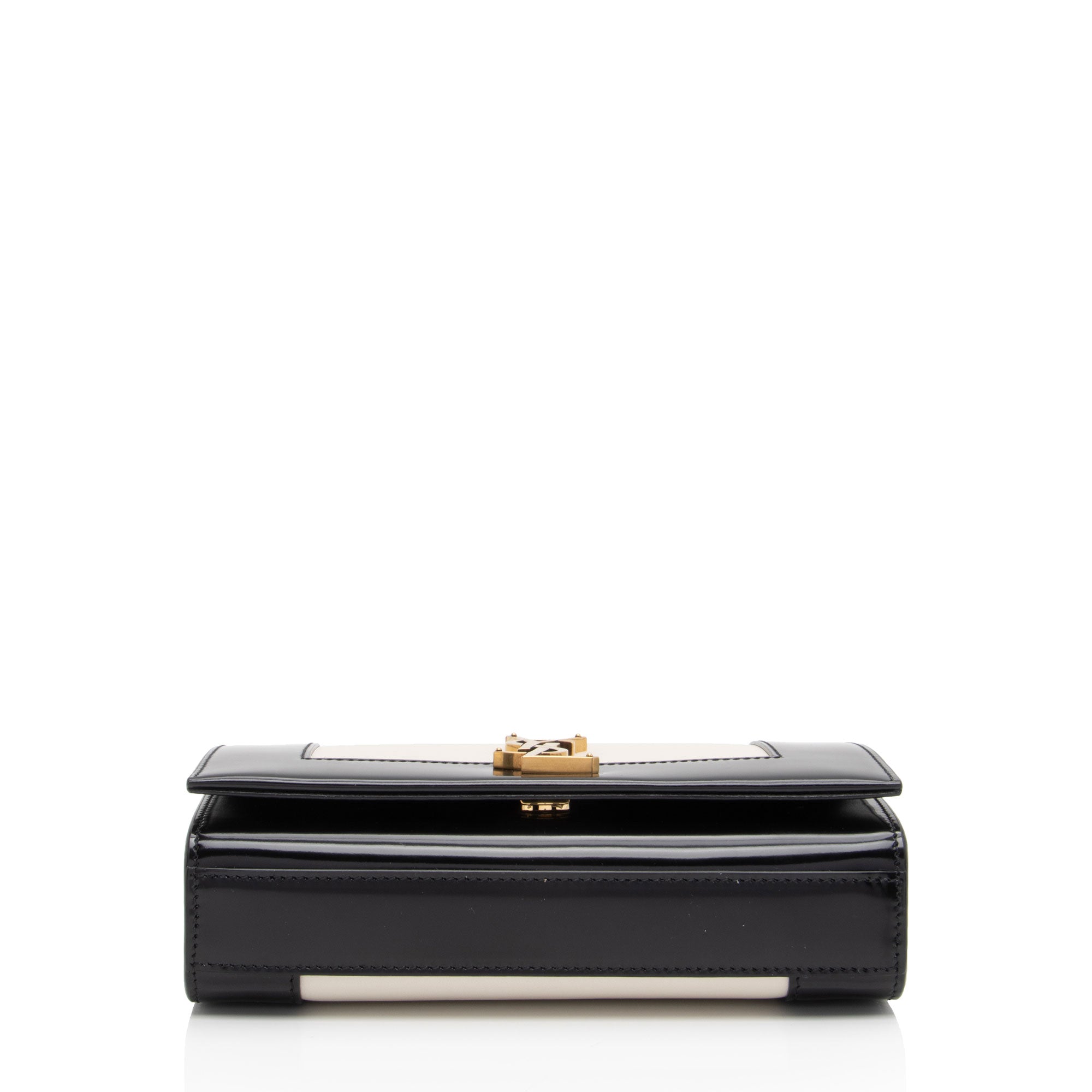 Saint Laurent Nappa Leather Bicolor Kate Small Shoulder Bag (SHF-ru59Gl)