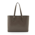 Saint Laurent Boucle Embossed Leather Shopping Tote (SHF-3yPQcN)