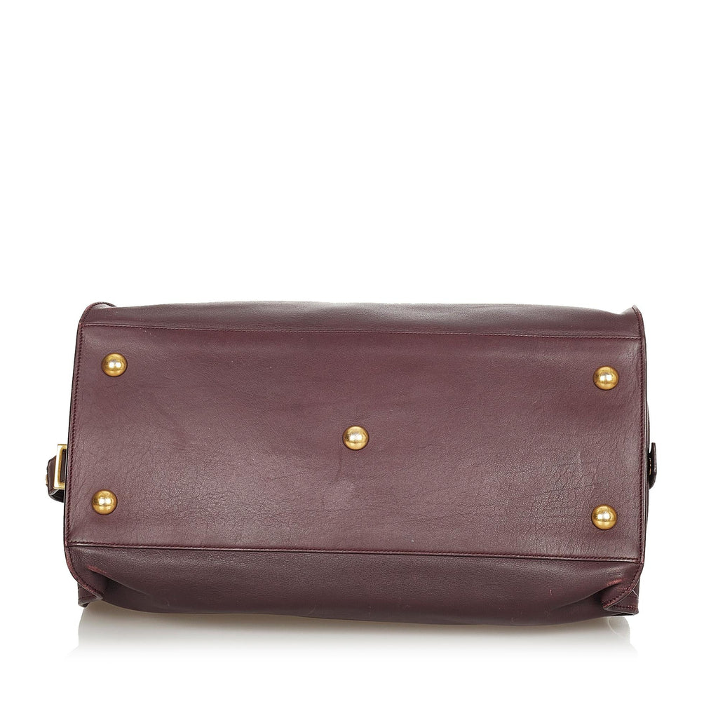 Saint Laurent Cabas Chyc Leather Handbag (SHG-HXqjDw)