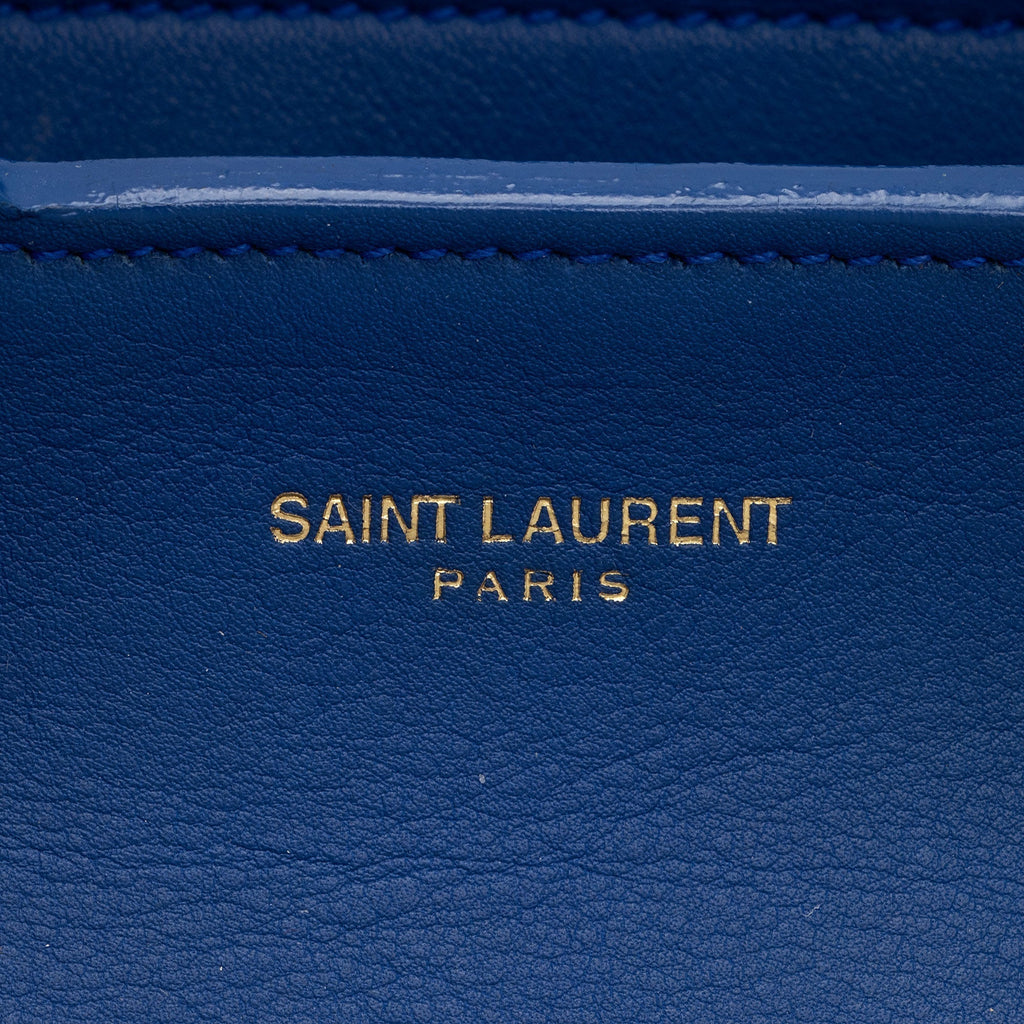 Saint Laurent Calfskin Monogram Medium Cabas Tote (SHF-gfxpGY)