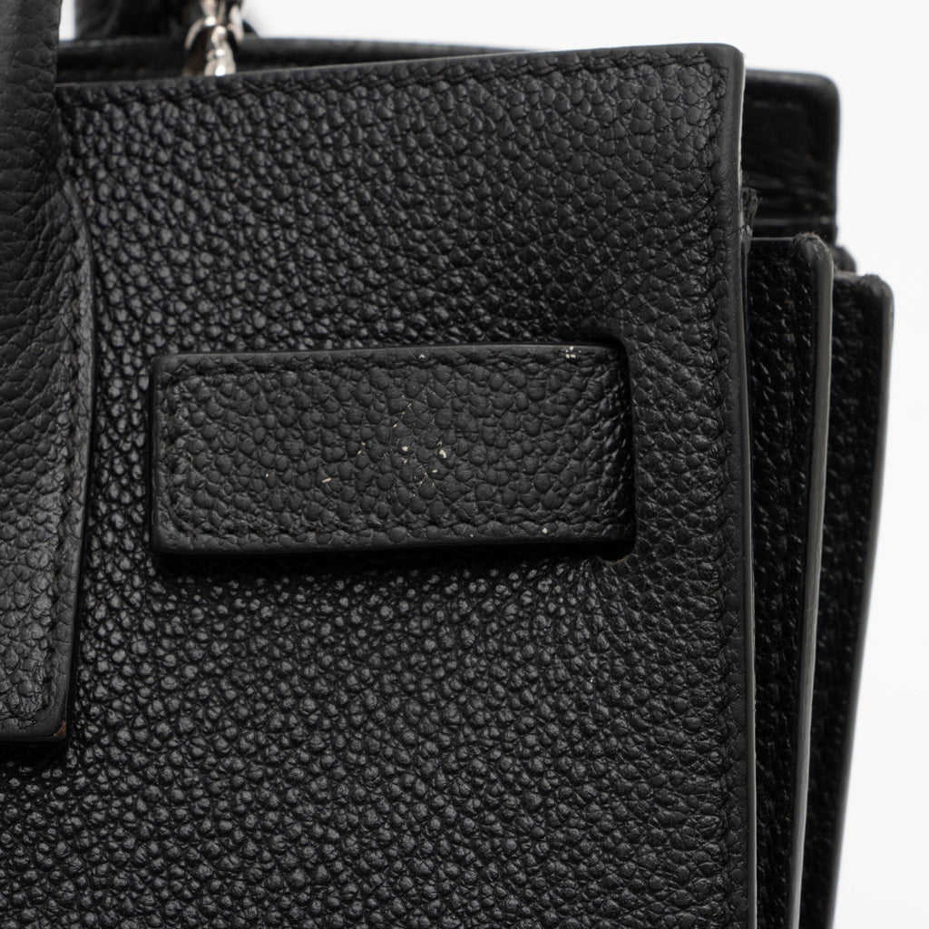 Saint Laurent Calfskin Sac De Jour Nano Tote (SHF-9rfN7F)