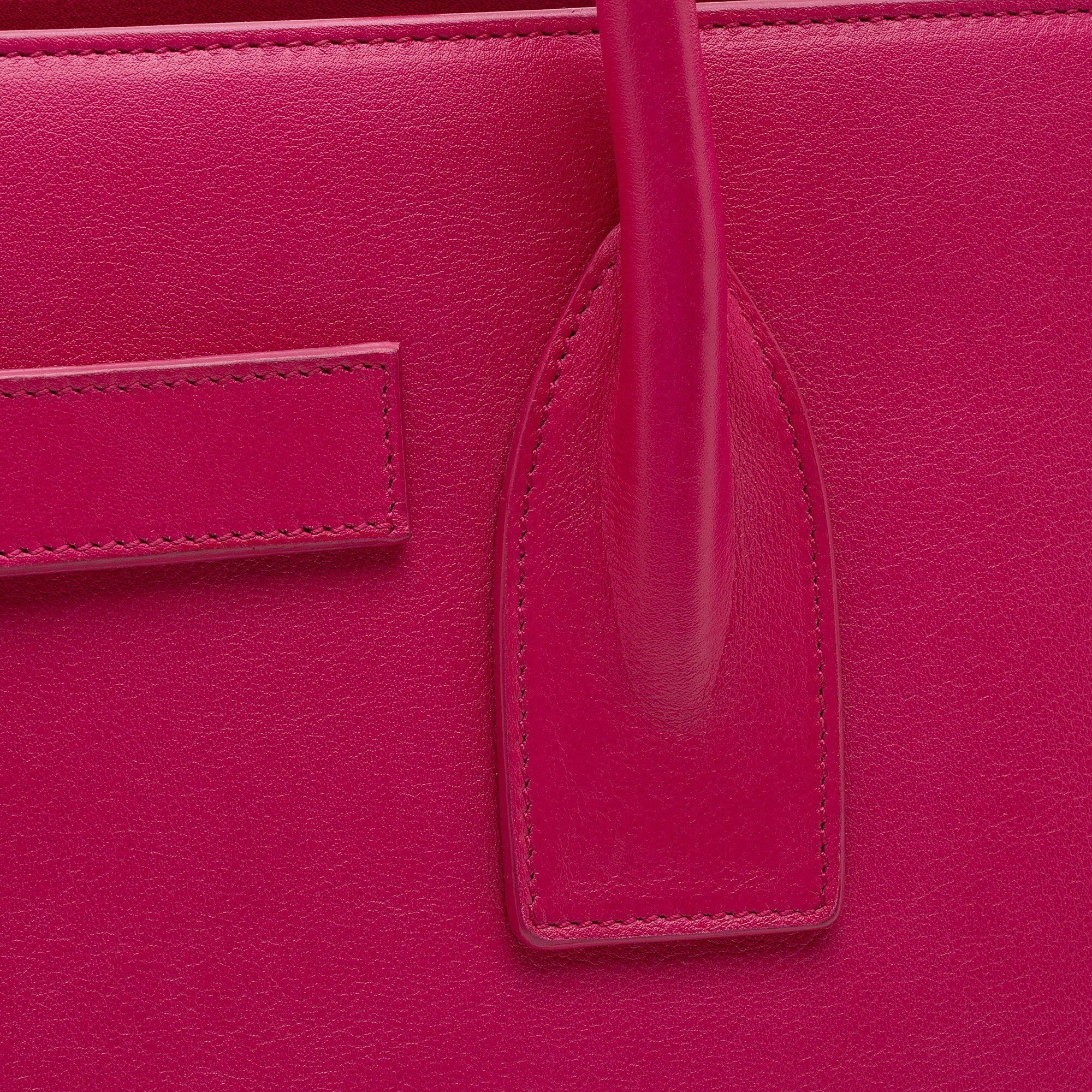 Saint Laurent Calfskin Sac De Jour Small Tote (SHF-sI4I2h)