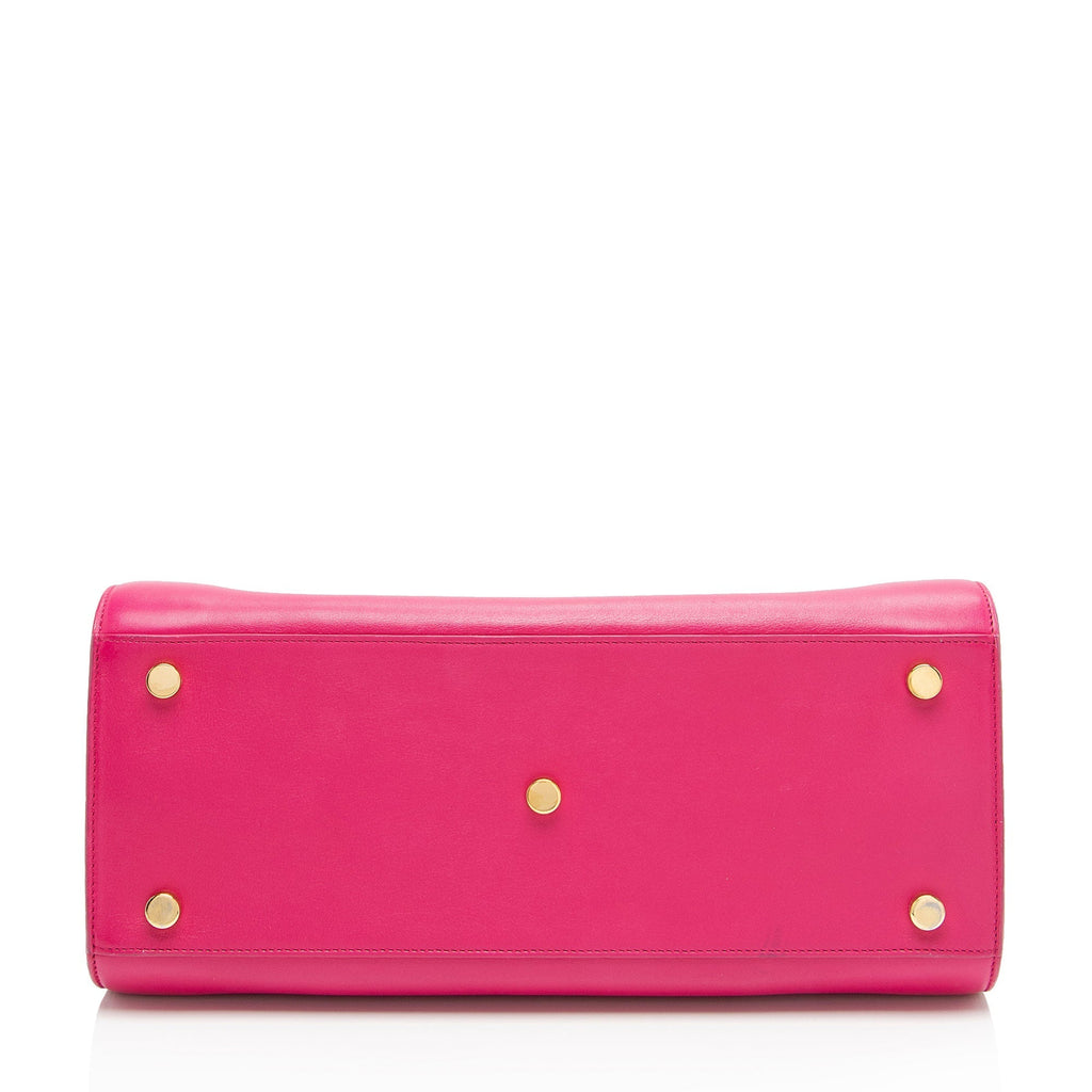 Saint Laurent Calfskin Sac De Jour Small Tote (SHF-YSSFMG)