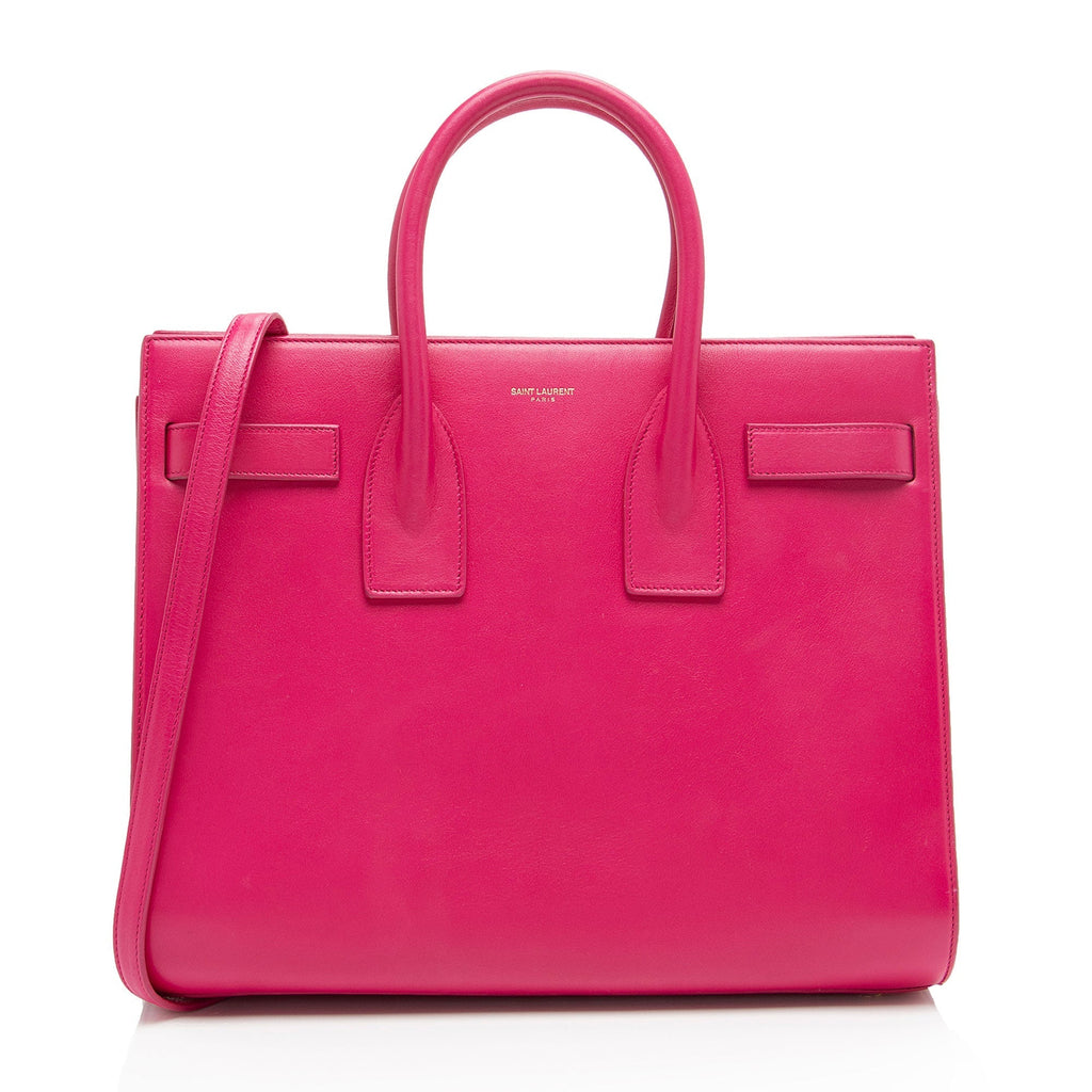 Saint Laurent Calfskin Sac De Jour Small Tote (SHF-YSSFMG)