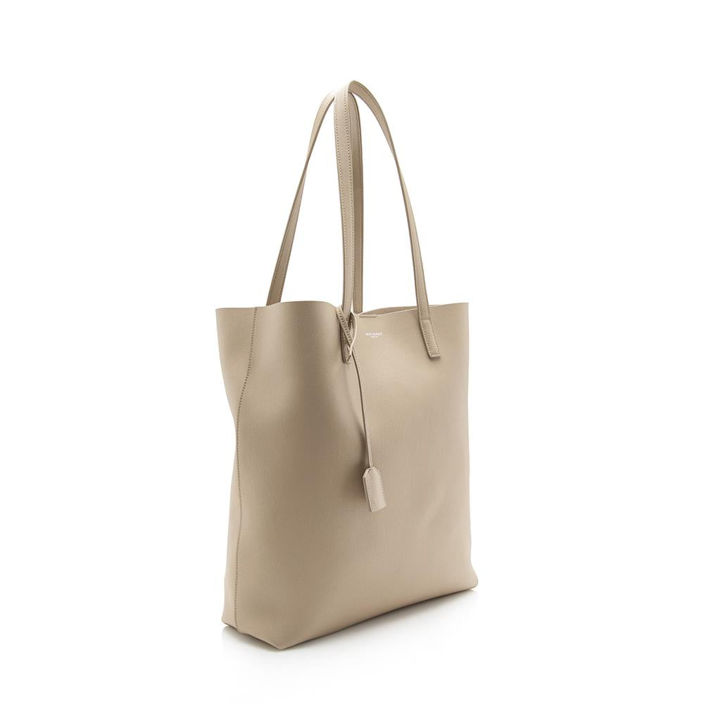 Saint Laurent Calfskin Toy Shopping Tote (SHF-17754)