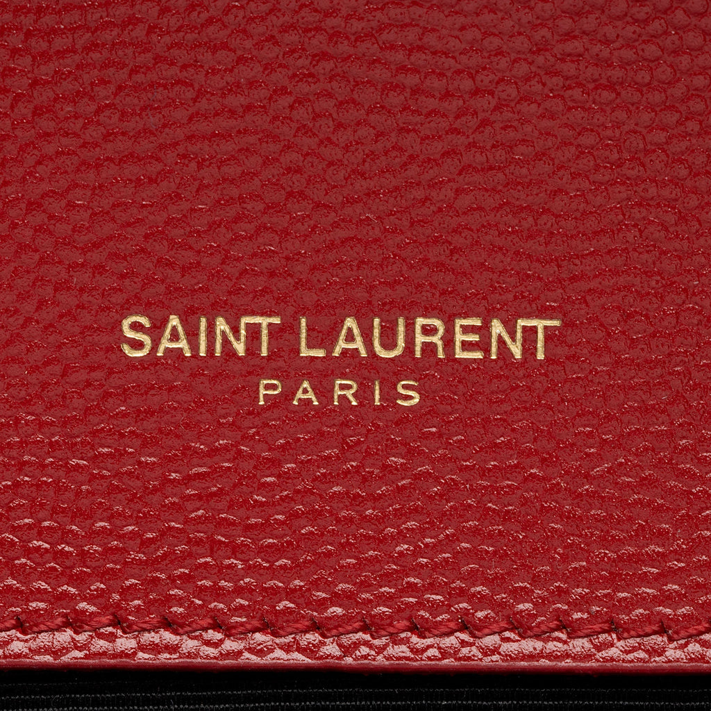 Saint Laurent Grain de Poudre Monogram Kate Small Shoulder Bag (SHF-D9TPdi)