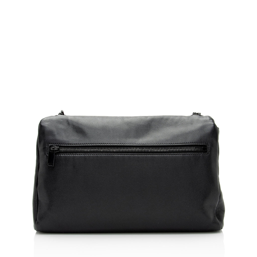 Saint Laurent Grain de Poudre Monogram West Hollywood Medium Flap Bag (SHF-rzShyo)
