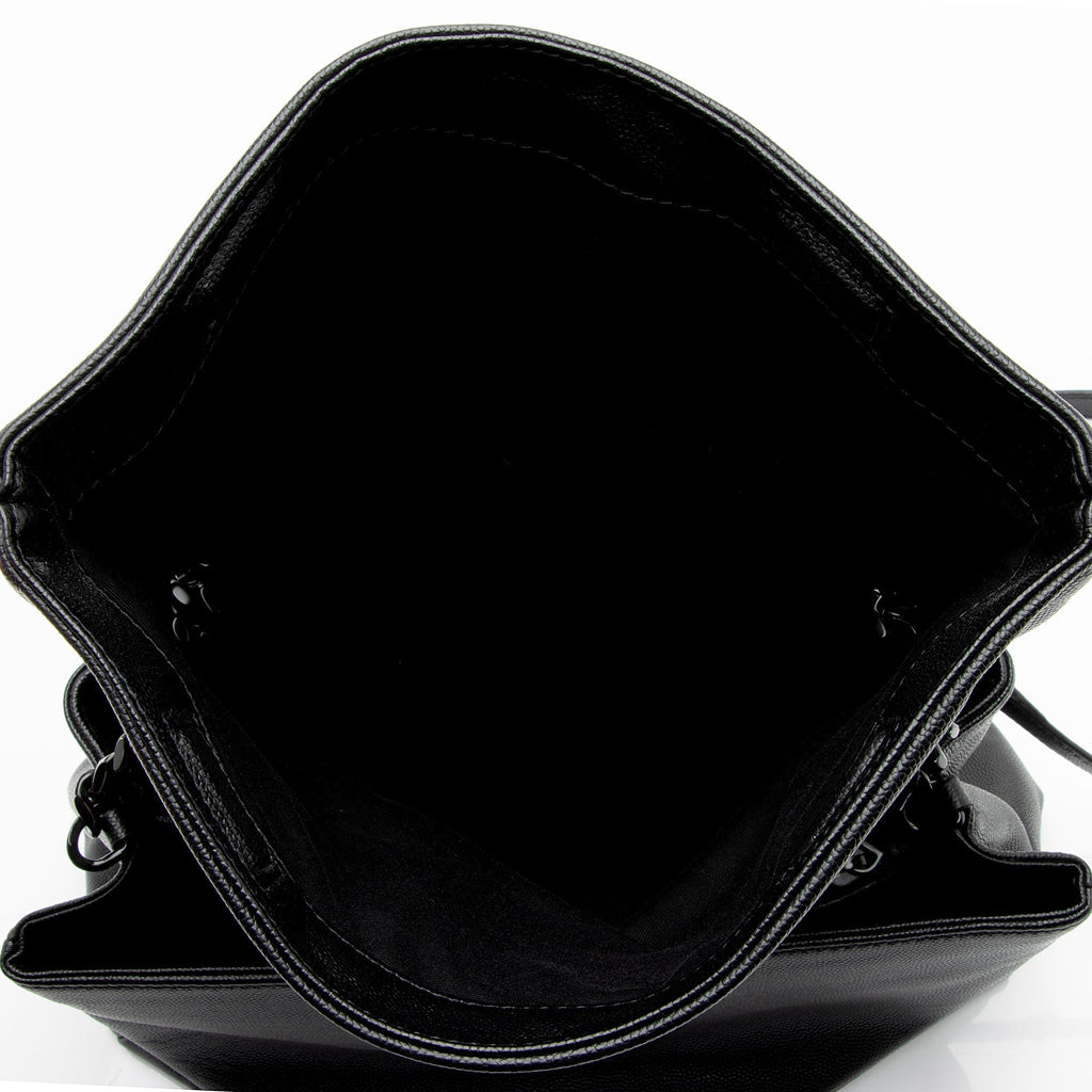 Saint Laurent Grain de Poudre Monogram West Hollywood Medium Flap Bag (SHF-rzShyo)