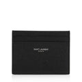 Saint Laurent Grain de Poudre Paris Card Case (SHF-UdsbXU)