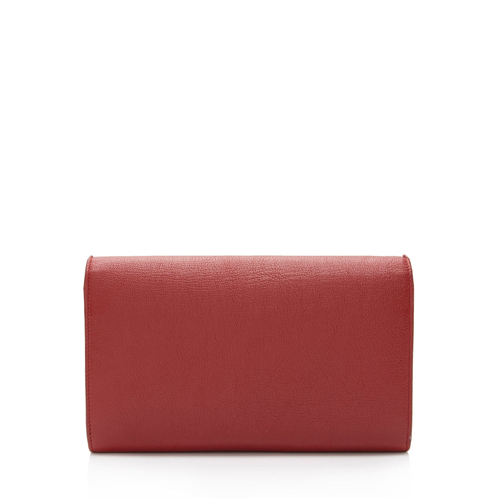 Saint Laurent Leather Belle de Jour Chain Wallet (SHF-IinJeF)