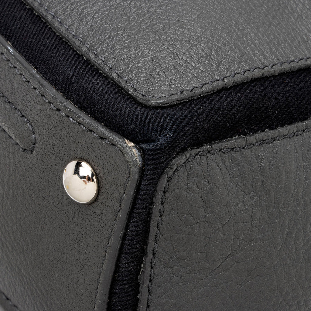 Saint Laurent Leather Muse Two Large Satchel (SHF-KW43Zr)