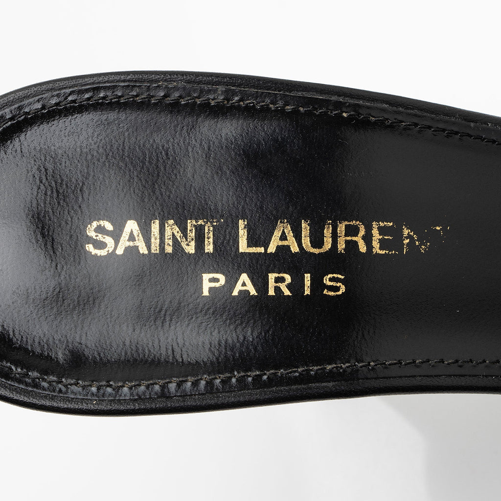 Saint Laurent Leather Open Toe Sandals - Size 8 / 38 (SHF-I4JOnp)