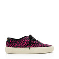 Saint Laurent Leopard Print Canvas Low Top Sneakers - Size 7 / 37 (SHF-Z2qqxw)