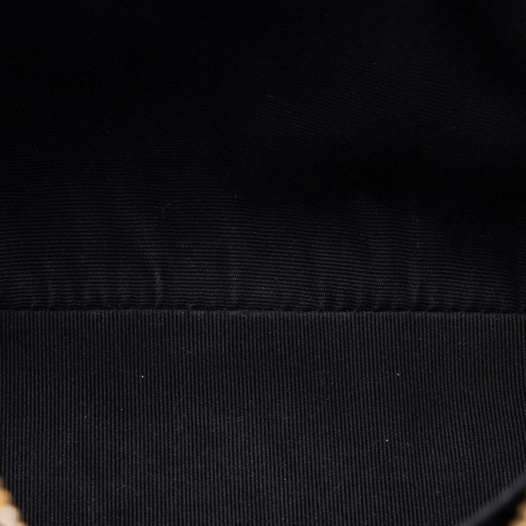 Saint Laurent Matelasse Calfskin Monogram Lou Camera Bag (SHF-017geY)