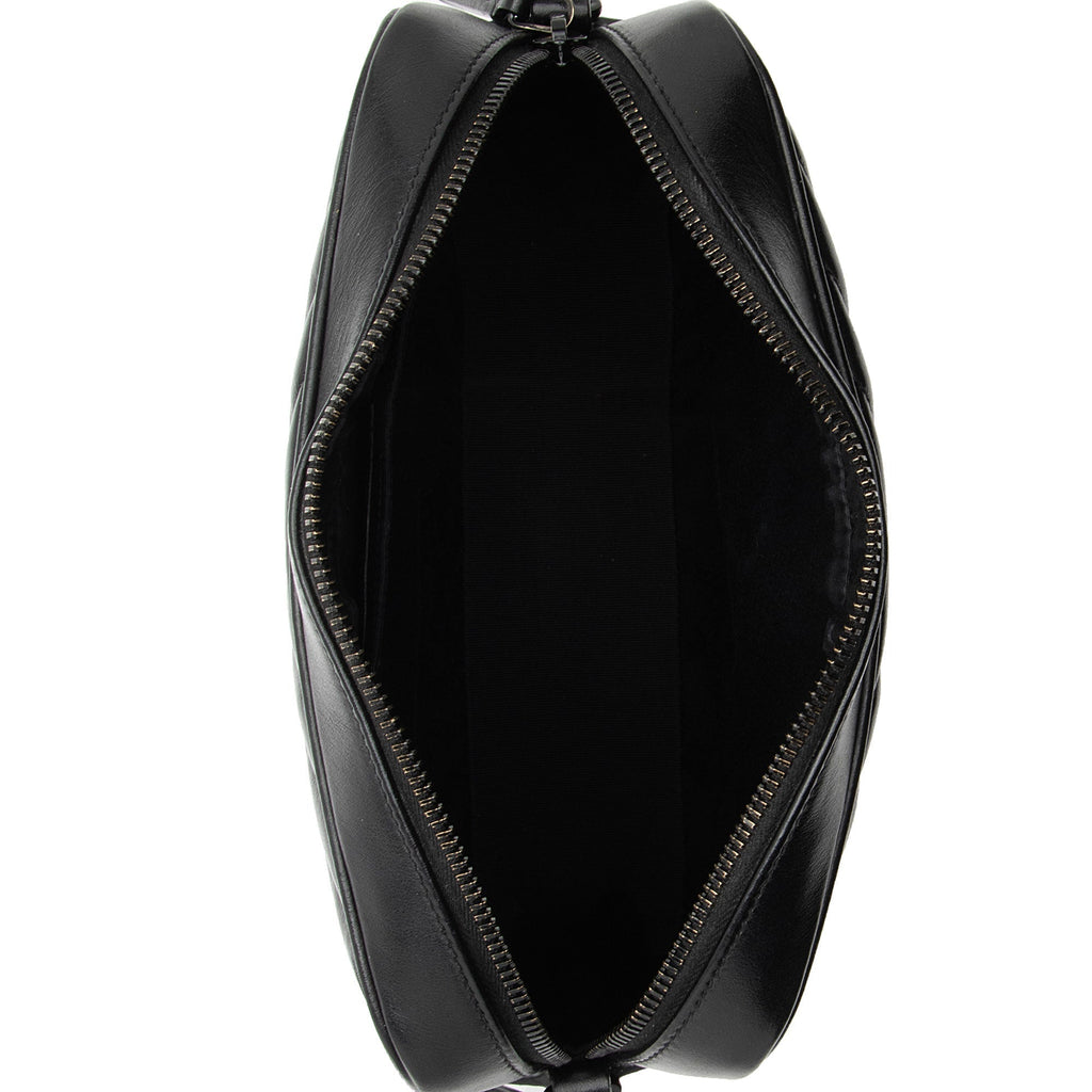 Saint Laurent Matelasse Calfskin Monogram Lou Camera Bag (SHF-hlZNvk)