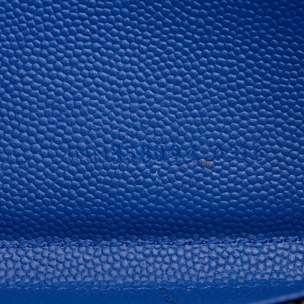 Saint Laurent Matelasse Grain de Poudre Monogram Zip Around Wallet (SHF-GVAGu1)