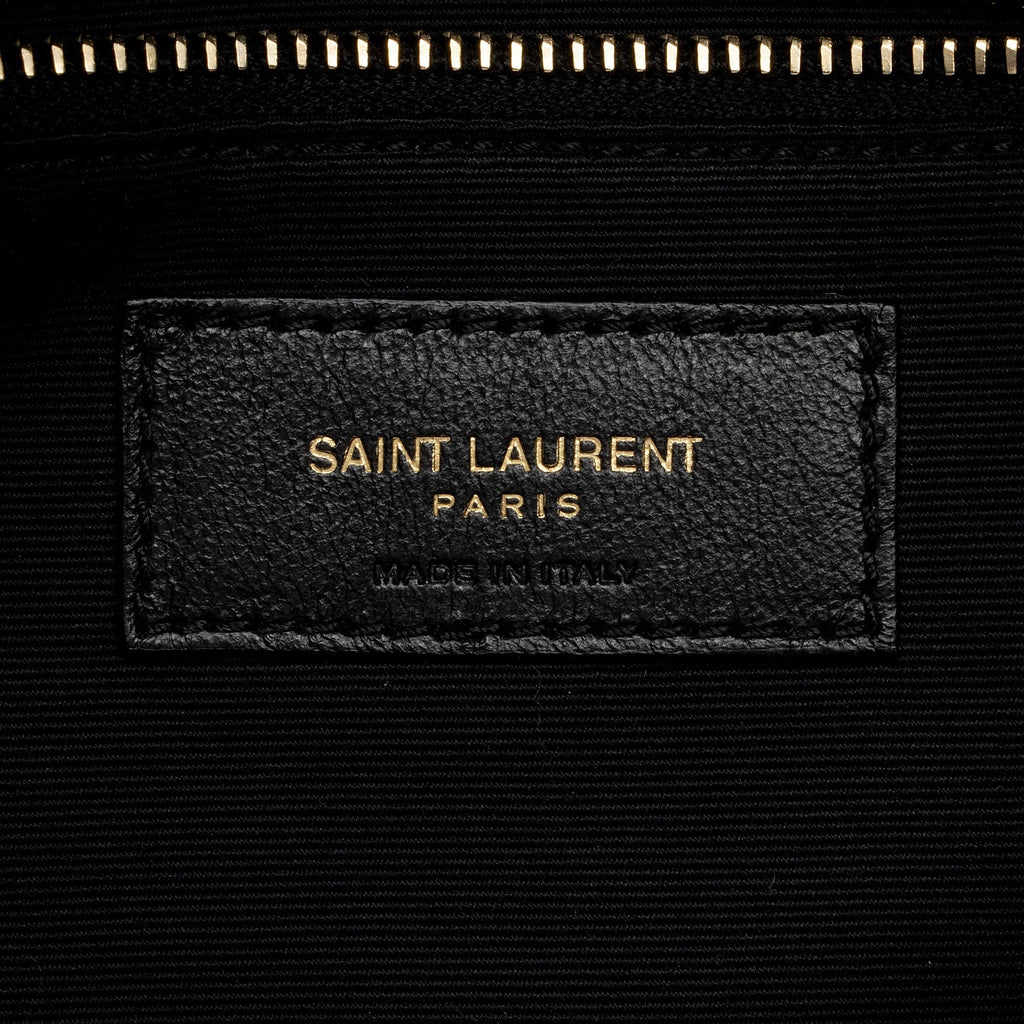 Saint Laurent Matelasse Lambskin Monogram Joe Backpack (SHF-C9THXn)