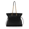 Saint Laurent Matelasse Quilted YSL Pochon Drawstring Tote (SHF-EoGX4B)