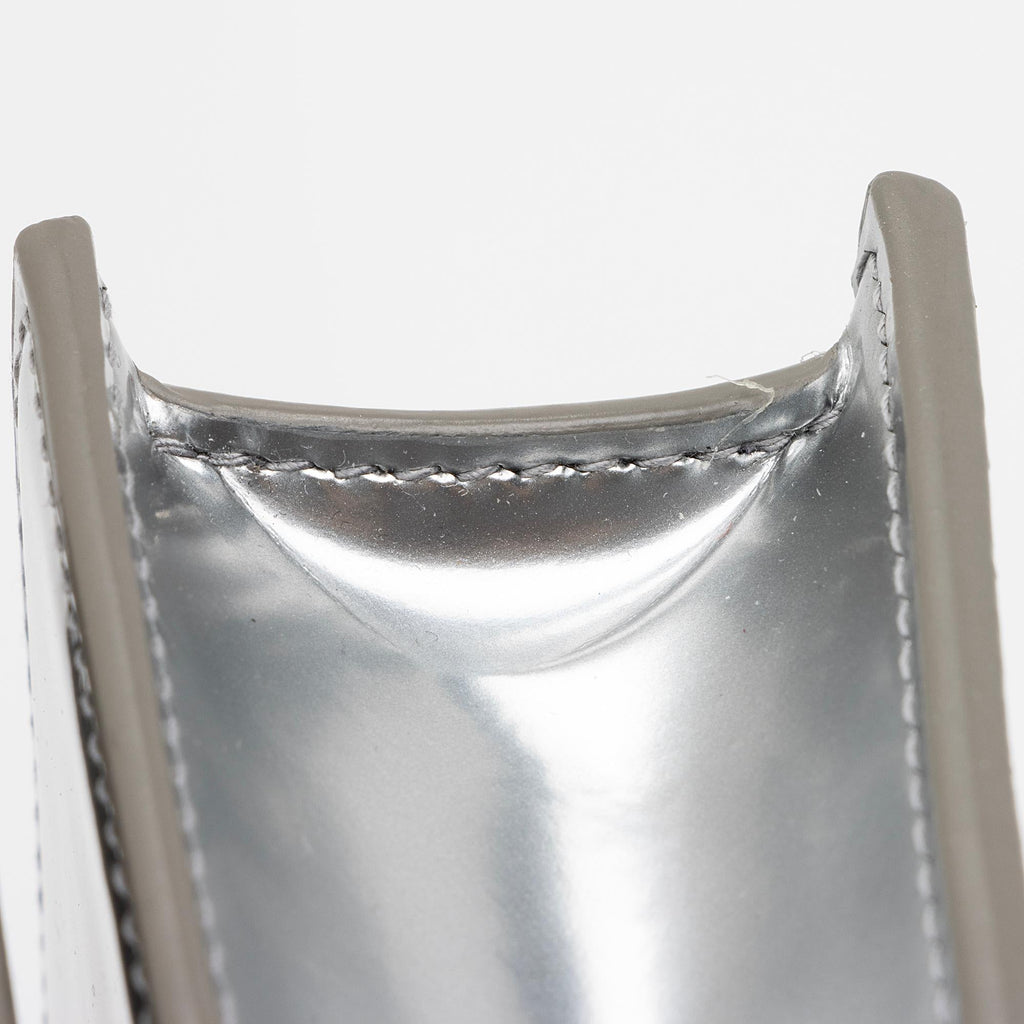 Saint Laurent Metallic Leather Monogram Kate Tassel Chain Wallet (SHF-L70MqM)