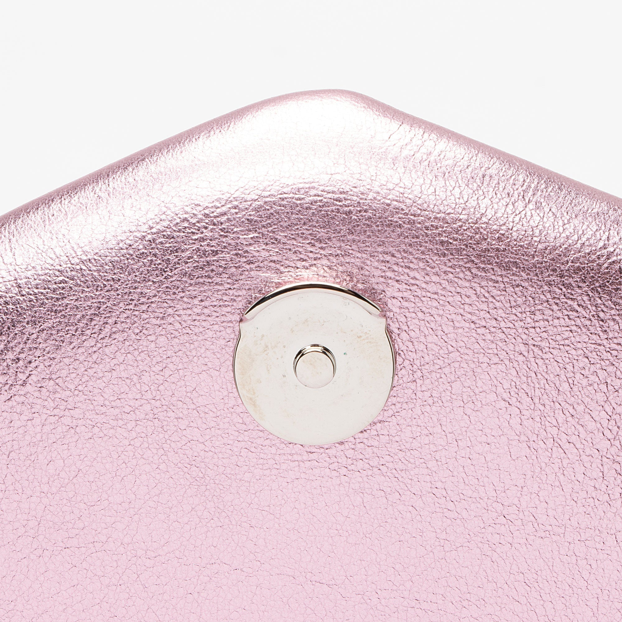 Saint Laurent Metallic Quilted Lambskin Puffer Sade Clutch (SHF-dsF7Ye)