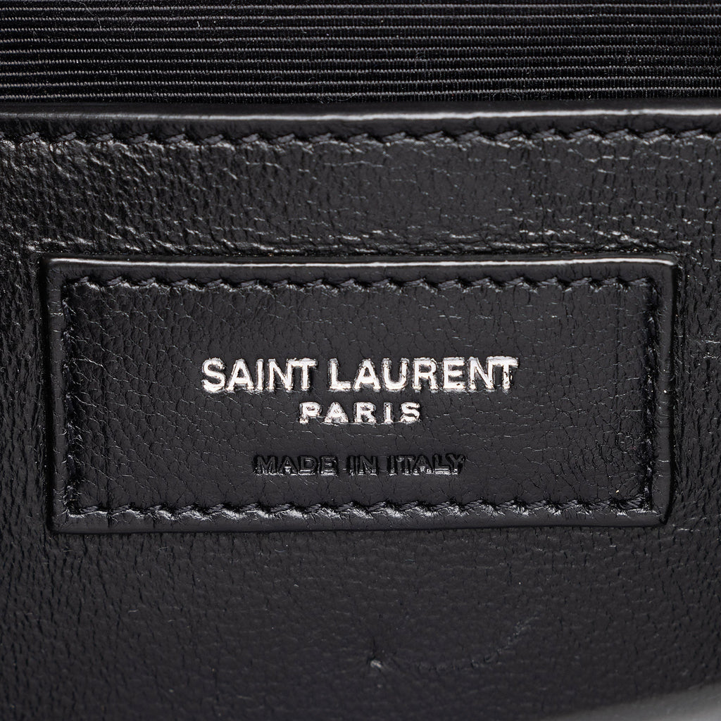 Saint Laurent Mixed Matelasse Grain de Poudre Monogram Medium Shoulder Bag (SHF-TEWHpY)