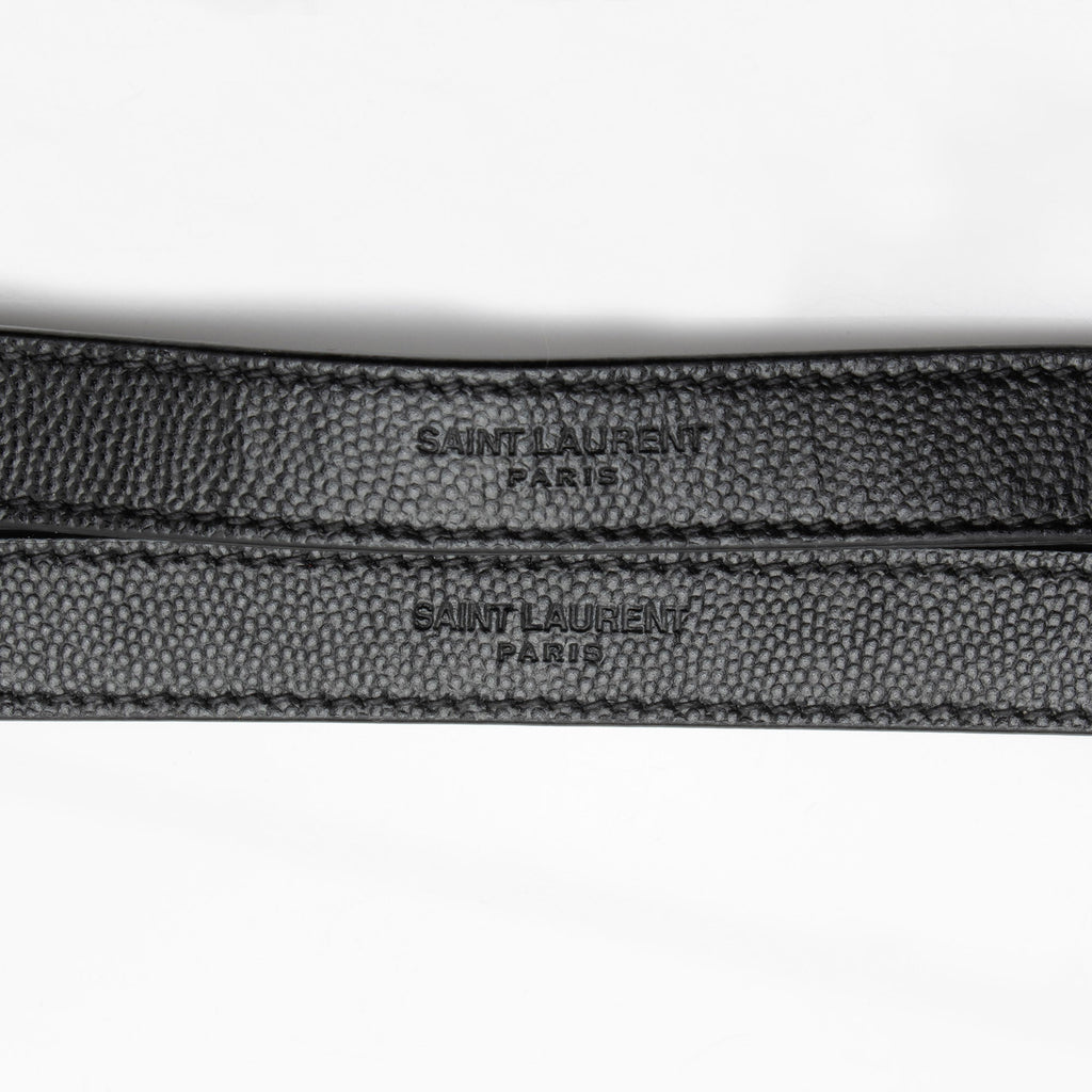 Saint Laurent Mixed Matelasse Grain de Poudre Monogram Medium Shoulder Bag (SHF-nC1SPa)