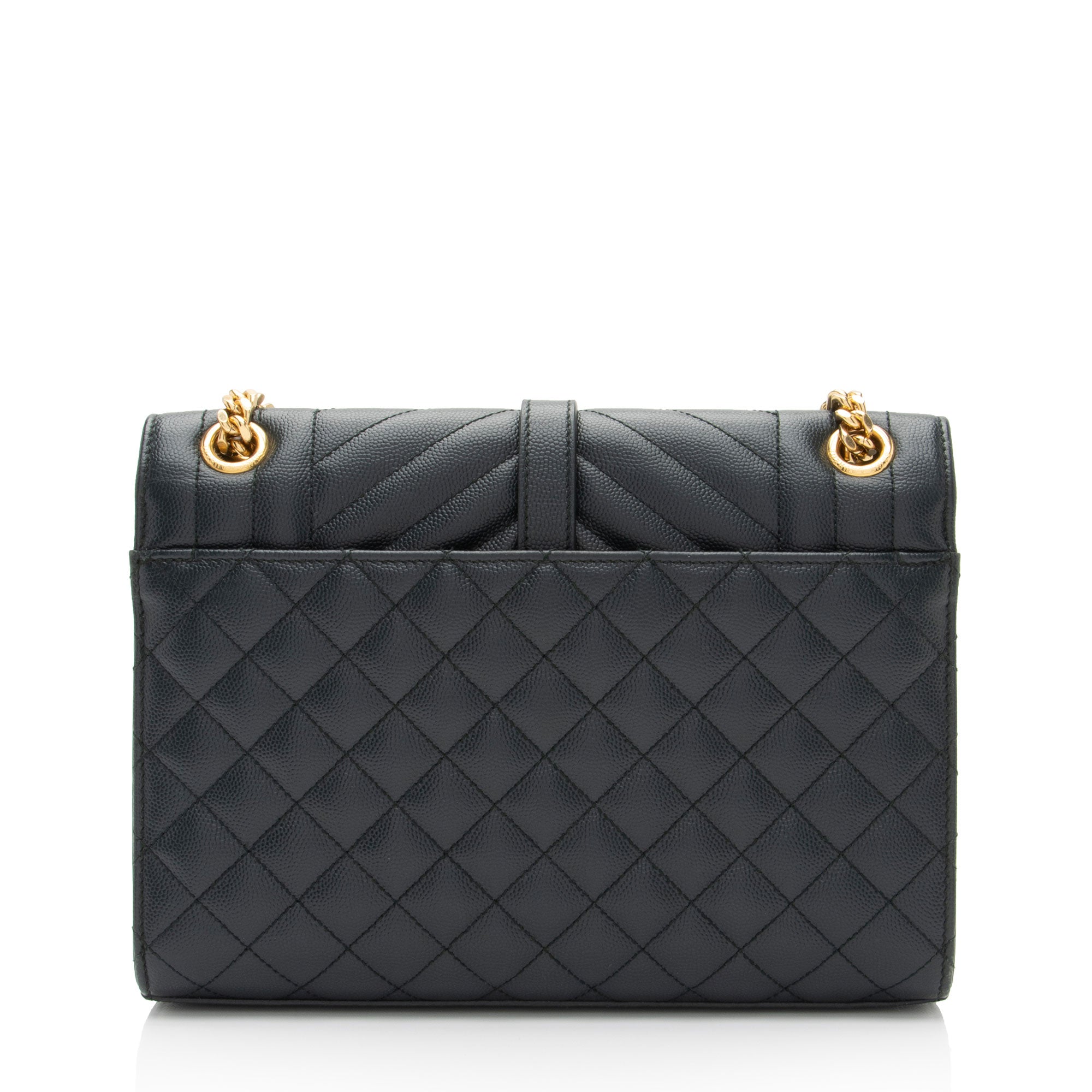 Saint Laurent Mixed Matelasse Grain de Poudre Monogram Medium Shoulder Bag (SHF-EraTyH)