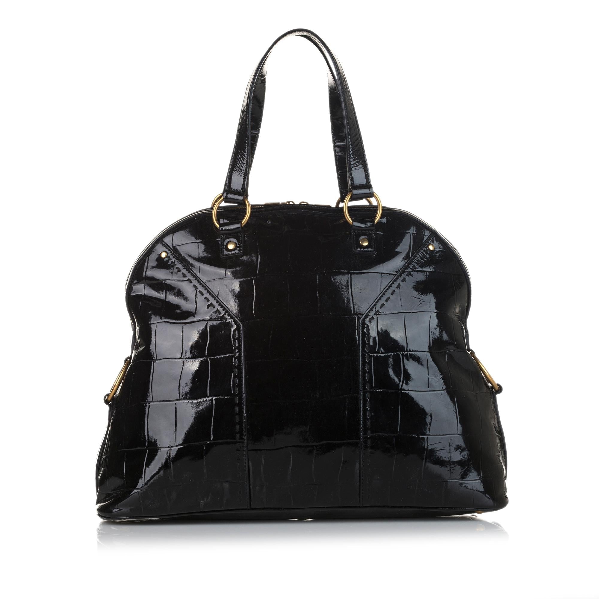 Saint Laurent Muse Patent Leather Bag (SHG-35616)