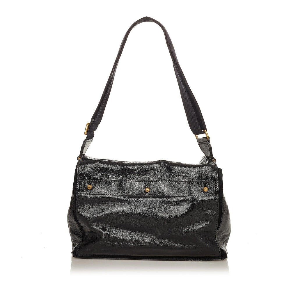 Saint Laurent Muse Two Patent Leather Crossbody (SHG-31896)