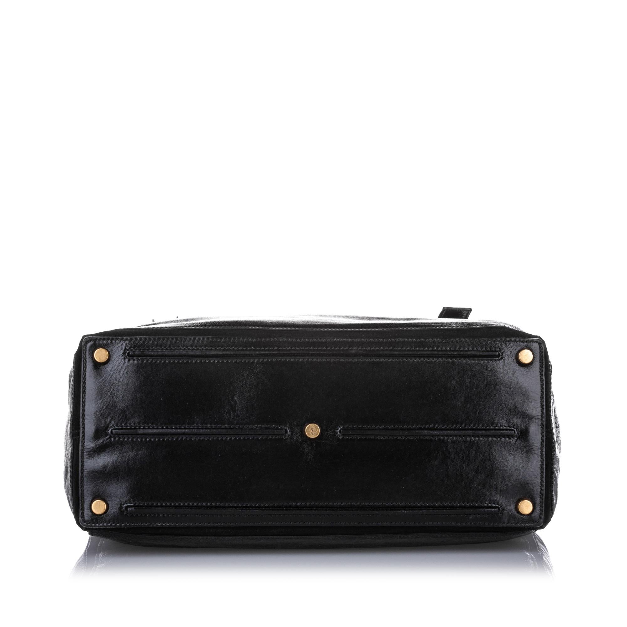 Saint Laurent Muse Two Patent Leather Handbag (SHG-22757)