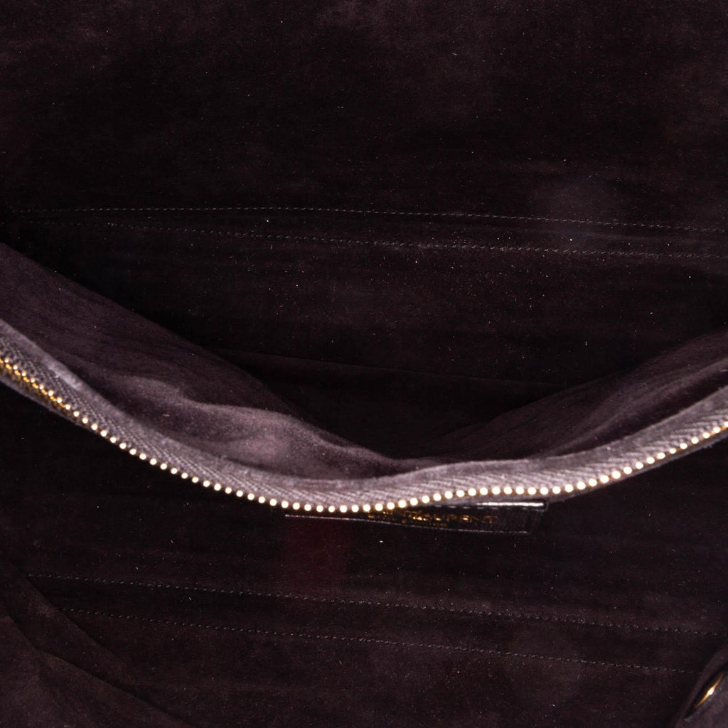 Saint Laurent Muse Two Patent Leather Handbag (SHG-22757)