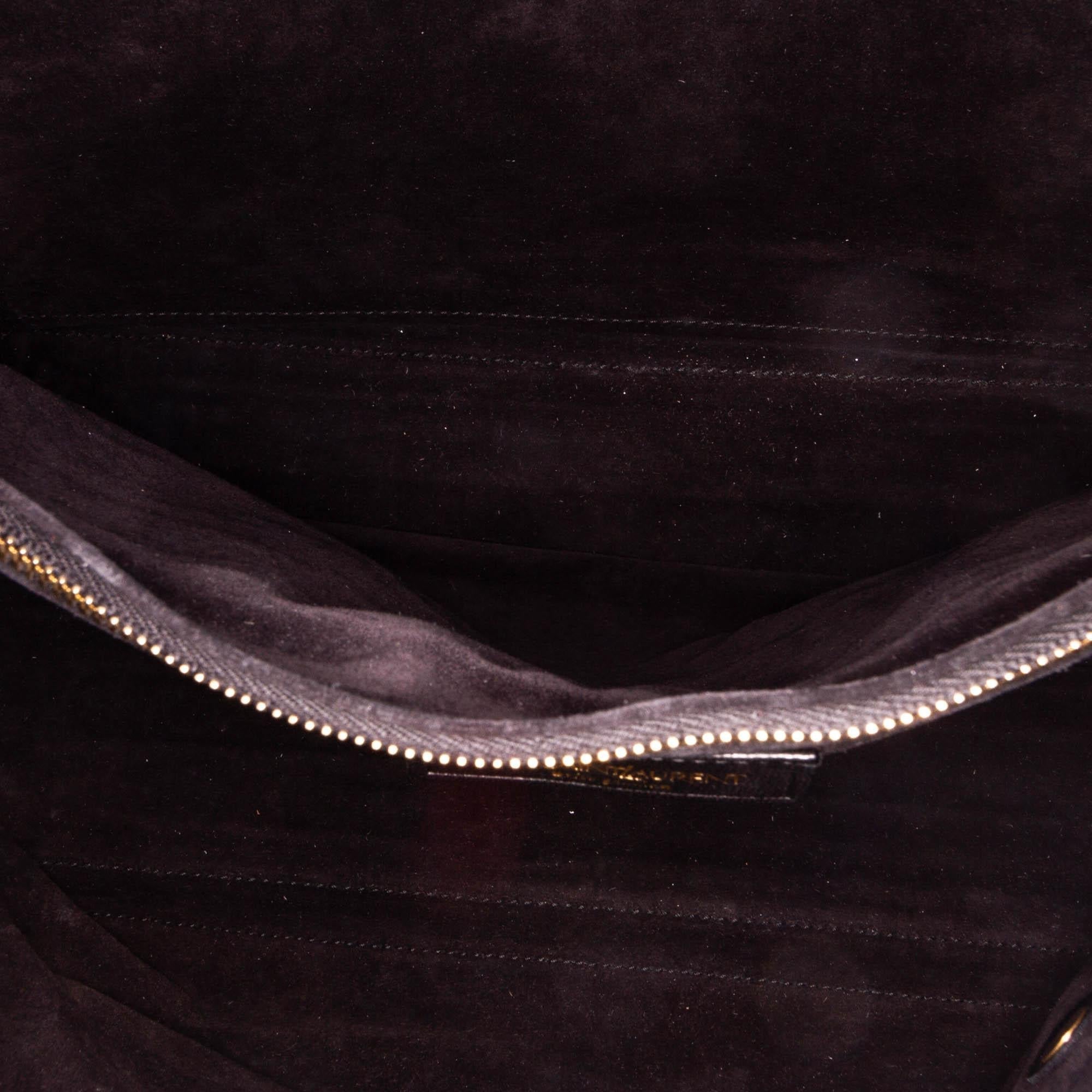 Saint Laurent Muse Two Patent Leather Handbag (SHG-22757)