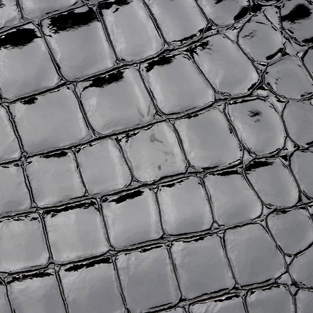 Saint Laurent Patent Croc Embossed Suzanne Medium Hobo (SHF-ob9qRW)