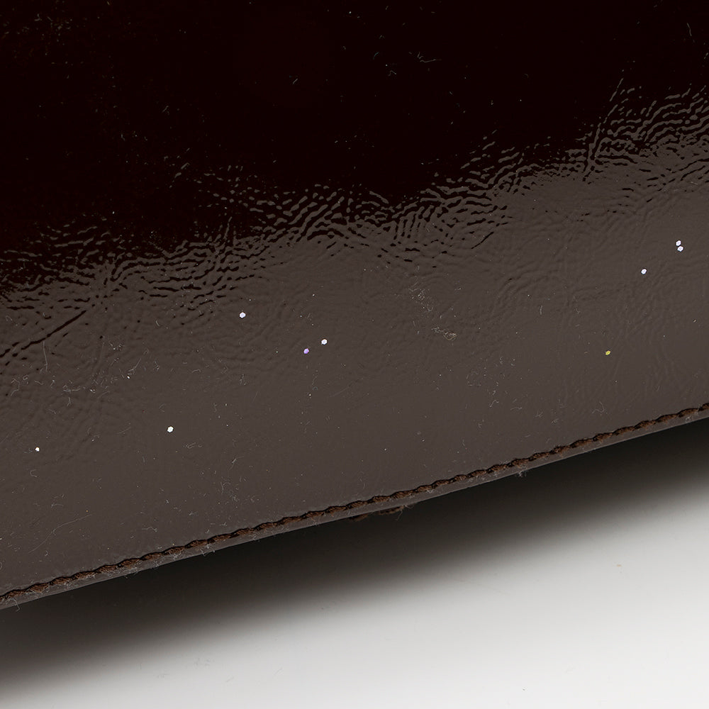 Saint Laurent Patent Leather Muse Large Satchel (SHF-19843)